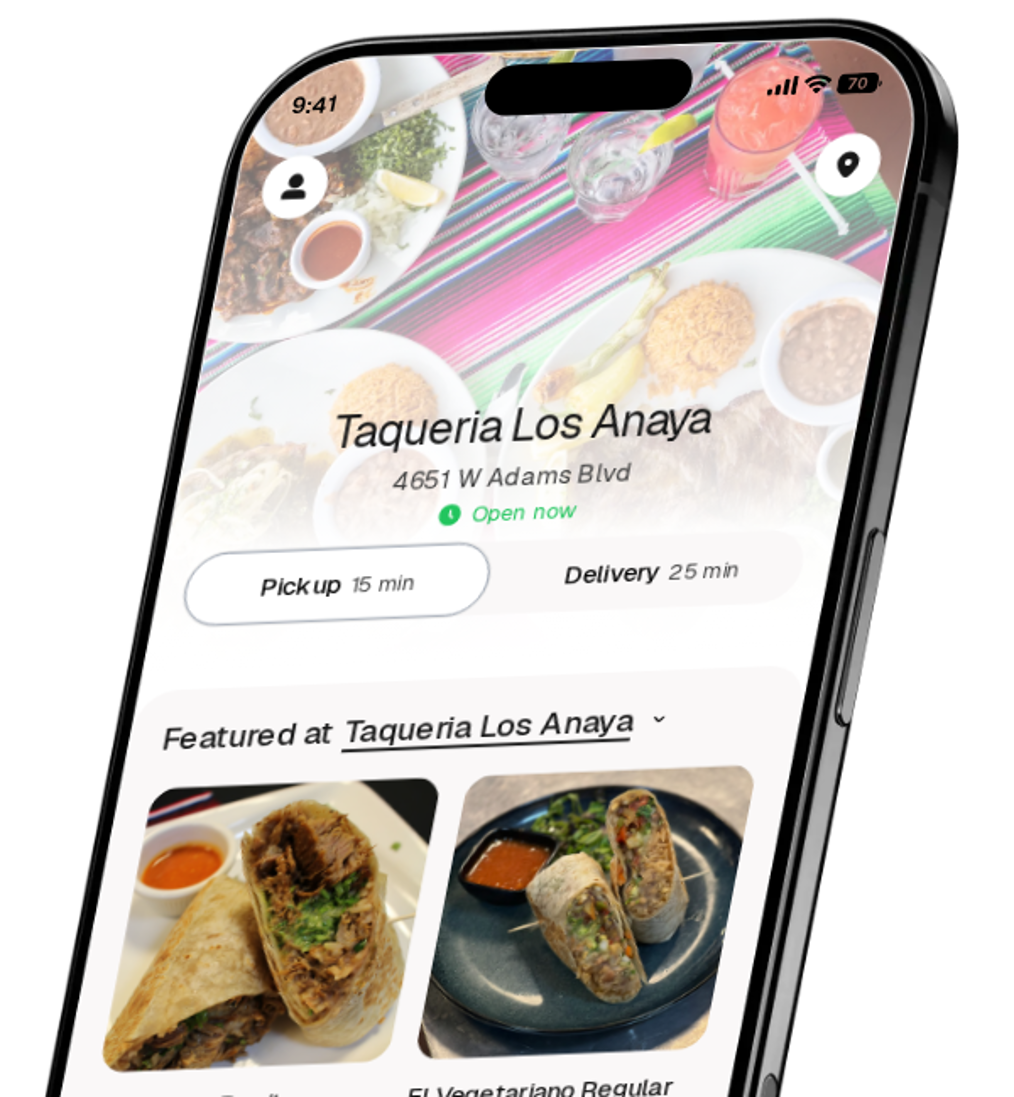 Taqueria Los Anaya app preview