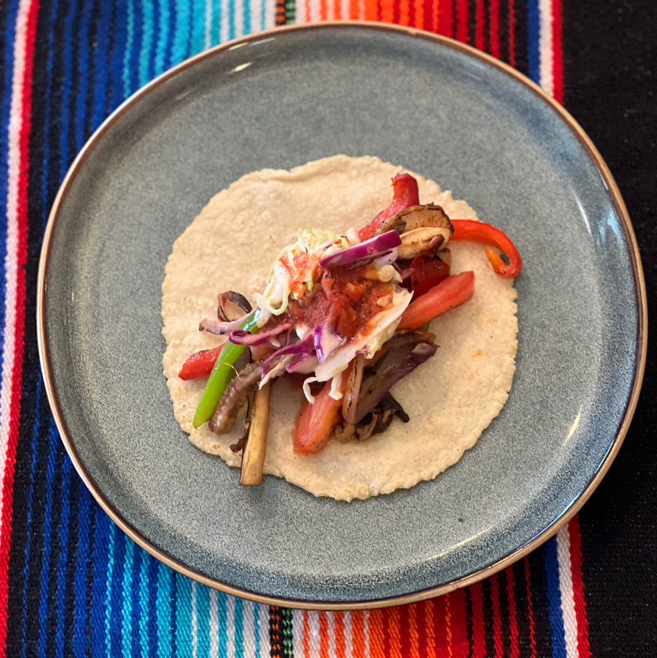 El Vegetariano Taco.