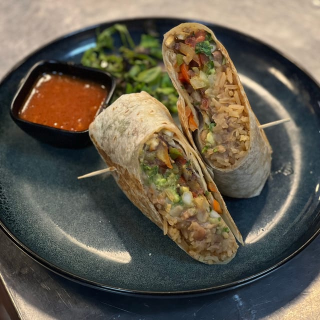 El Vegetariano Regular Burrito.