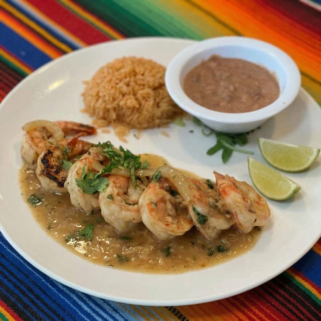 Camarones Al Mojo De Ajo.