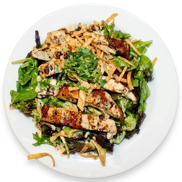 BBQ Spring Mix Salad.